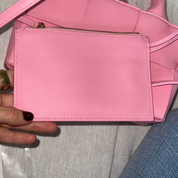 Bottega Veneta Pink Intrecciato Lambskin Candy Arco Tote - Picture 8 of 15